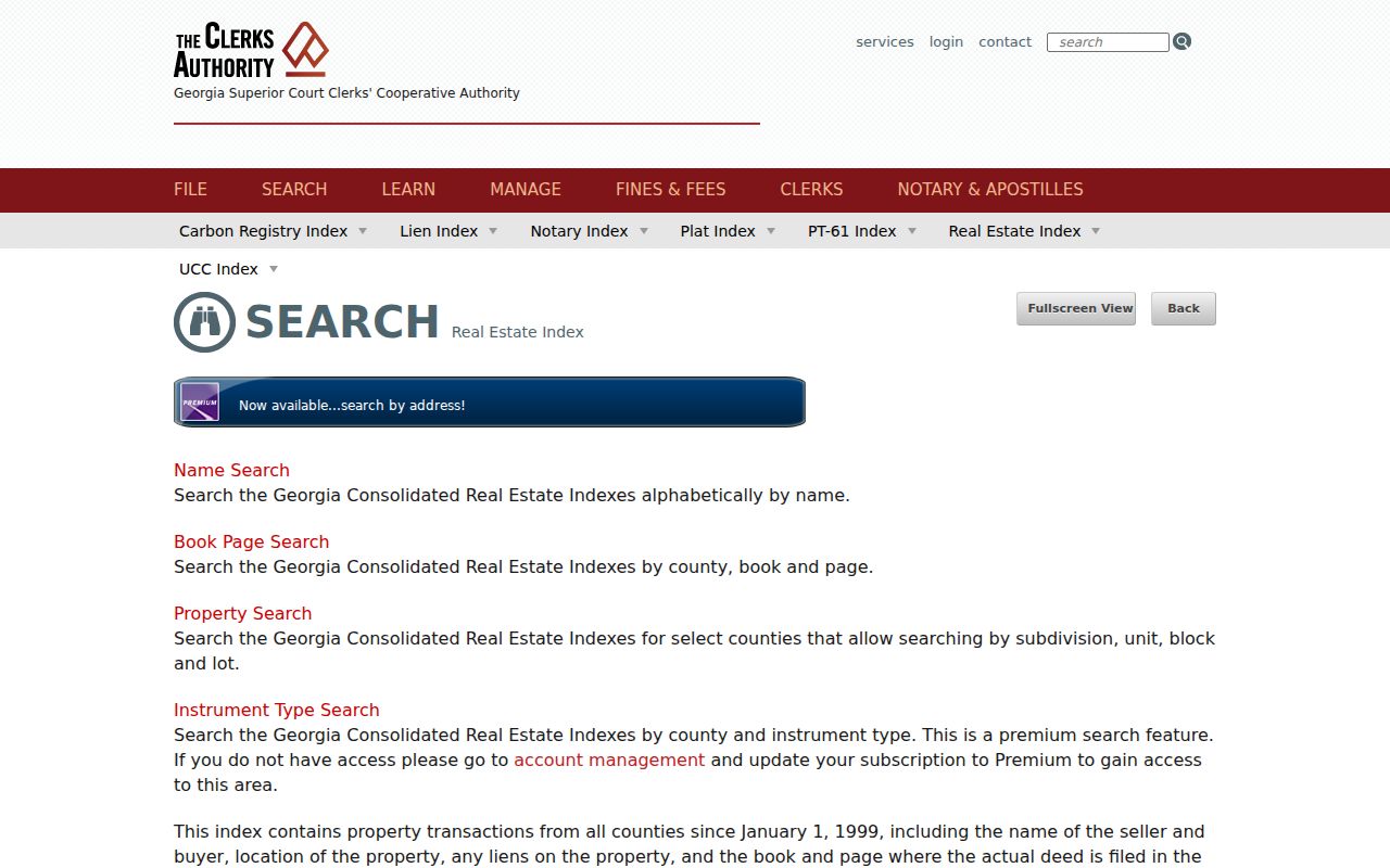 LaGrange people search property records index