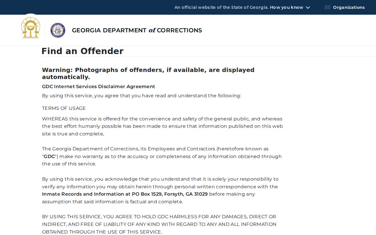 LaGrange people search Georgia offender locator